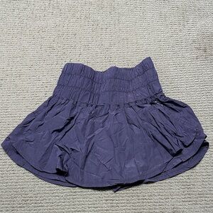 Chic Purple High-Waisted Shorts